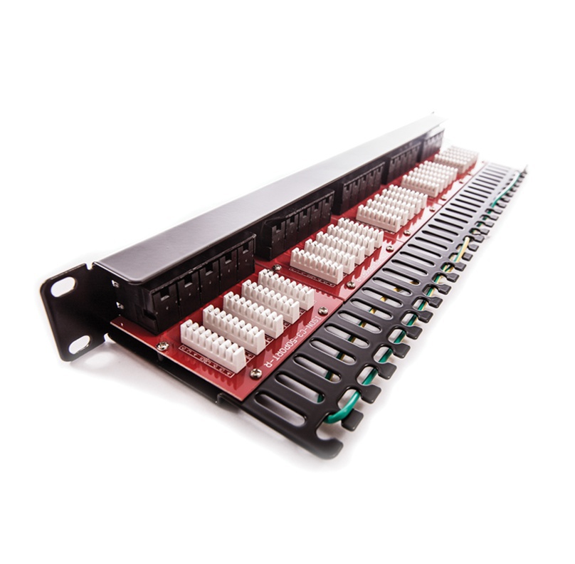 Patch panel, Category 3, 50xRJ45/u